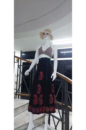 دامن مشکی زنانه Batik Bohem Stil - کد 875079245