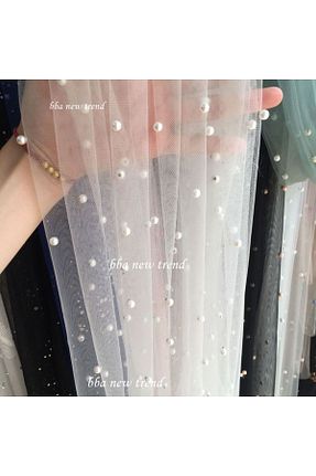 عقد و عروسی و حنابندان سفید BBA TULLE STORE - کد 796182548