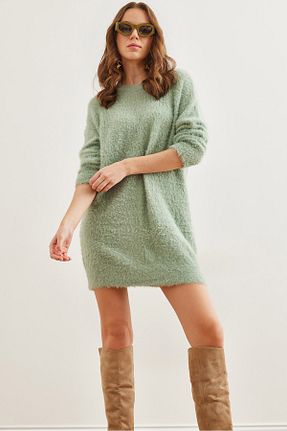 لباس سبز زنانه بافتنی Olalook - کد 873262373