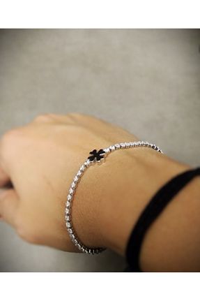 دستبند استیل (فولاد) متالیک زنانه استیل (فولاد) Jane Silver - کد 875133733