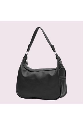 کیف دوشی مشکی زنانه چرم مصنوعی Diossa - کد 875217100
