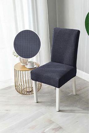 کاور صندلی سرمه ای پلی استر Hazineci Bey - کد 875213842