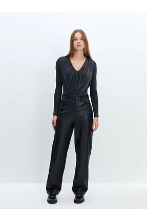 شلوار سبز زنانه بافتنی LC Waikiki - کد 875240621