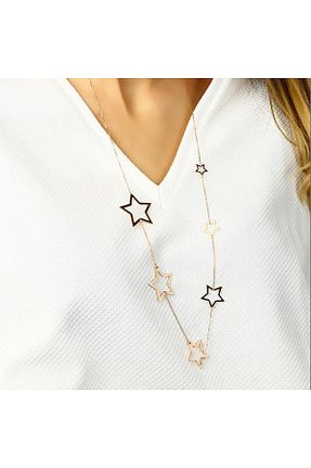 گردنبند نقره رنگی زنانه 925 عیار Kuyumcudukkani - کد 804787885
