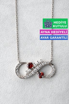 گردنبند نقره سفید زنانه 925 عیار Jewelmim - کد 740693382