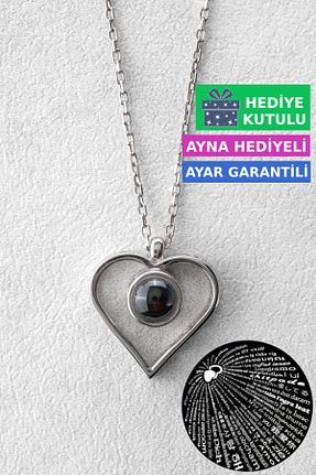 گردنبند نقره سفید زنانه 925 عیار Jewelmim - کد 124888851