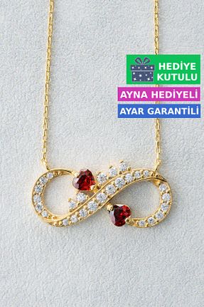 گردنبند نقره زرد زنانه 925 عیار Jewelmim - کد 740693379