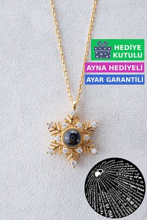 گردنبند نقره زرد زنانه 925 عیار Jewelmim - کد 740694199