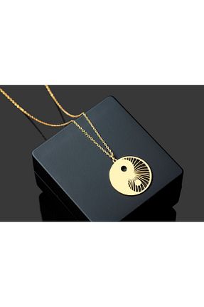 گردنبند نقره طلائی زنانه 925 عیار DECOVIENO - کد 843265153