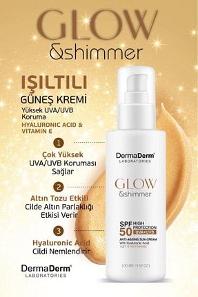 کرم ضد آفتاب صورت SPF 50 + DermaDerm Laboratories - کد 825882585