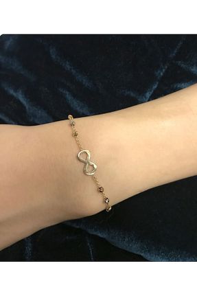 دستبند طلا طلائی زنانه 14 عیار Ariş - کد 871411994