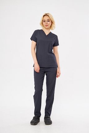 لباس کار طوسی Class Üniforma - کد 198707245