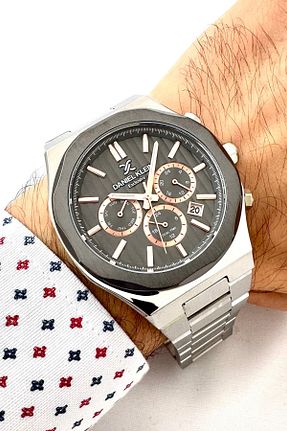 ساعت مچی طوسی مردانه 41-45 میلی متر Daniel Klein - کد 875643982