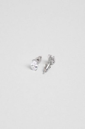گوشواره نقره سفید زنانه 925 عیار So Chic - کد 875594308