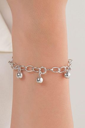 دستبند نقره رنگی زنانه 925 عیار Tmt Silver - کد 875646257