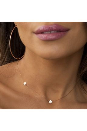 گردنبند طلا زرد زنانه 14 عیار MİNİMAL - کد 861537848