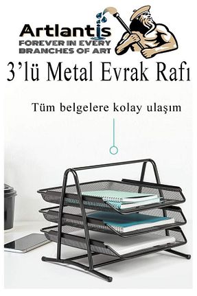نظم دهنده رو میزی مشکی Artlantis - کد 844751741