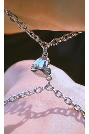 دستبند جواهر طوسی زنانه استیل (فولاد) mehbek - کد 875664804