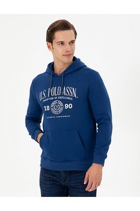 سوئیشرت سرمه ای مردانه ساده U.S. Polo Assn. - کد 875657619