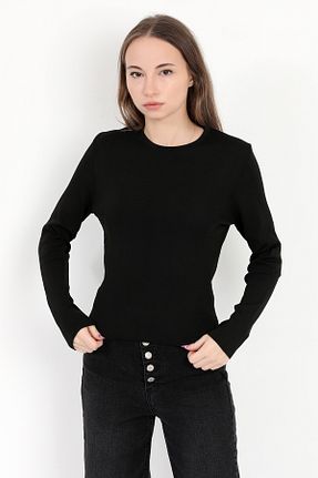 بادی مشکی زنانه یقه دوچرخه GİYSA - کد 860700568