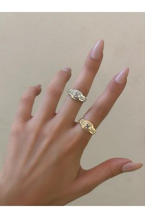 انگشتر استیل (فولاد) زنانه استیل (فولاد) MyladyAccessoriess - کد 875664363