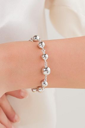 دستبند نقره زنانه 925 عیار Tmt Silver - کد 875671111
