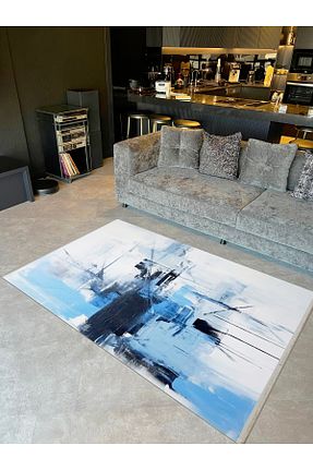 فرش رنگی قابل شستشو Rugs Modern Halı - کد 875685238