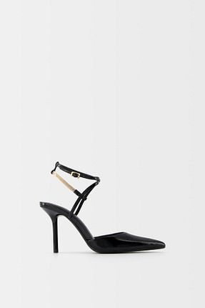 کفش پاشنه بلند کلاسیک مشکی زنانه پلی اورتان Bershka - کد 875677402