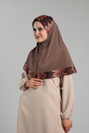 روسری قهوه ای ساده HÜRREM BONE - کد 875701380