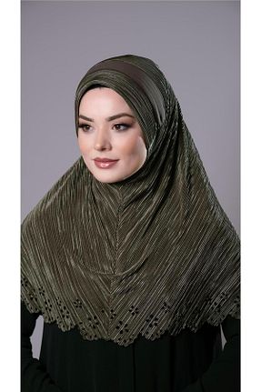 روسری خاکی ساده HÜRREM BONE - کد 772200206
