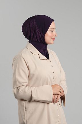 روسری بنفش 100 x 100 HÜRREM BONE - کد 875701409