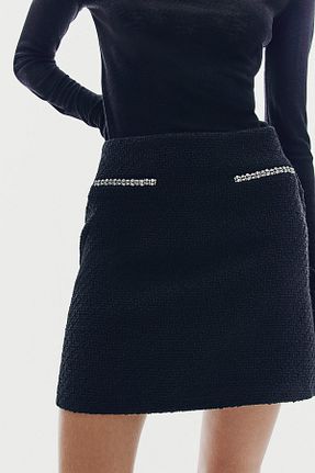 دامن مشکی زنانه ساده H&M - کد 875703162