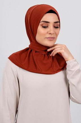 روسری نارنجی ساده HÜRREM BONE - کد 208526911
