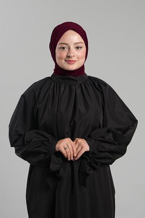 روسری زرشکی 100 x 100 HÜRREM BONE - کد 875701553