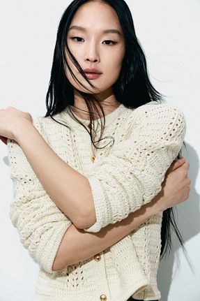 رویه بژ زنانه اسلیم فیت H&M - کد 875704691