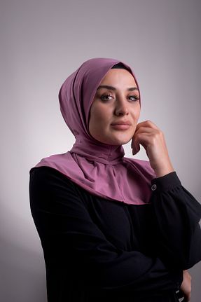 روسری صورتی ساده HÜRREM BONE - کد 208526766