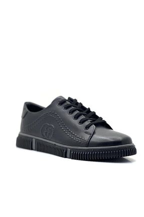 کفش کژوال مشکی مردانه چرم خالص BESS SHOES - کد 875697931