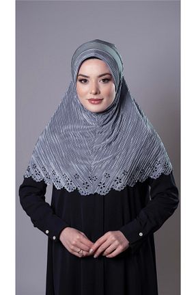 روسری طوسی ساده HÜRREM BONE - کد 772200231