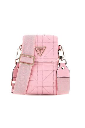 کیف دوشی صورتی زنانه چرم مصنوعی Guess - کد 875705753