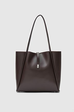 کیف دوشی قهوه ای زنانه چرم مصنوعی Shule Bags - کد 875707371