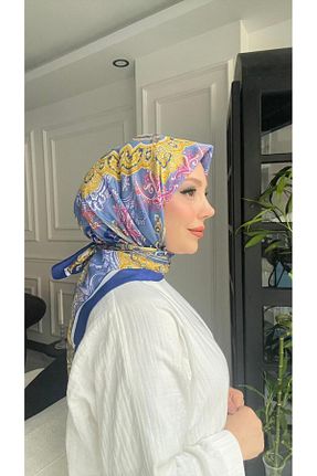 روسری سرمه ای 90 x 90 Onur - کد 875726943