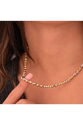 گردنبند طلا طلائی زنانه 14 عیار hakan mücevherat - کد 875732043