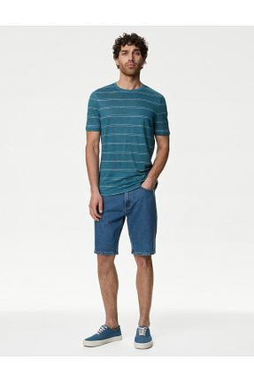 تیشرت آبی مردانه رگولار Marks & Spencer - کد 835527232