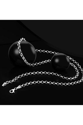 گردنبند نقره متالیک زنانه 925 عیار Abel Custom Ring - کد 875747339
