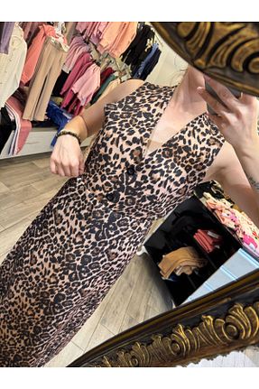 ست بالاتنه و پائین تنه قهوه ای زنانه الاستین ABAZAR - کد 875763027