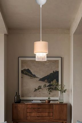 لوستر نباتی پارچه AG LightDesign - کد 875748914