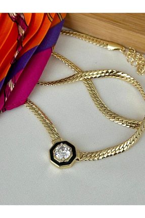 گردنبند استیل ( فولاد ) طلائی زنانه استیل (فولاد) Genel Markalar - کد 836111748