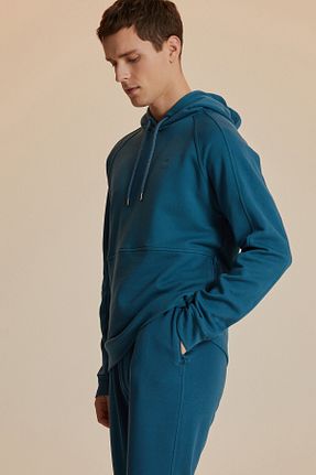 سوئیشرت آبی مردانه ساده W Collection - کد 692103850