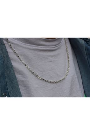 گردنبند نقره طوسی زنانه 925 عیار CMT - کد 875805098