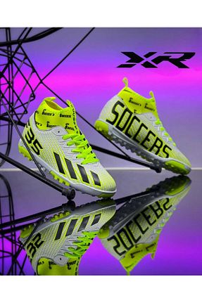 کفش فوتبال چمنی سفید بچه گانه GGO FOOTBALL - کد 875806420